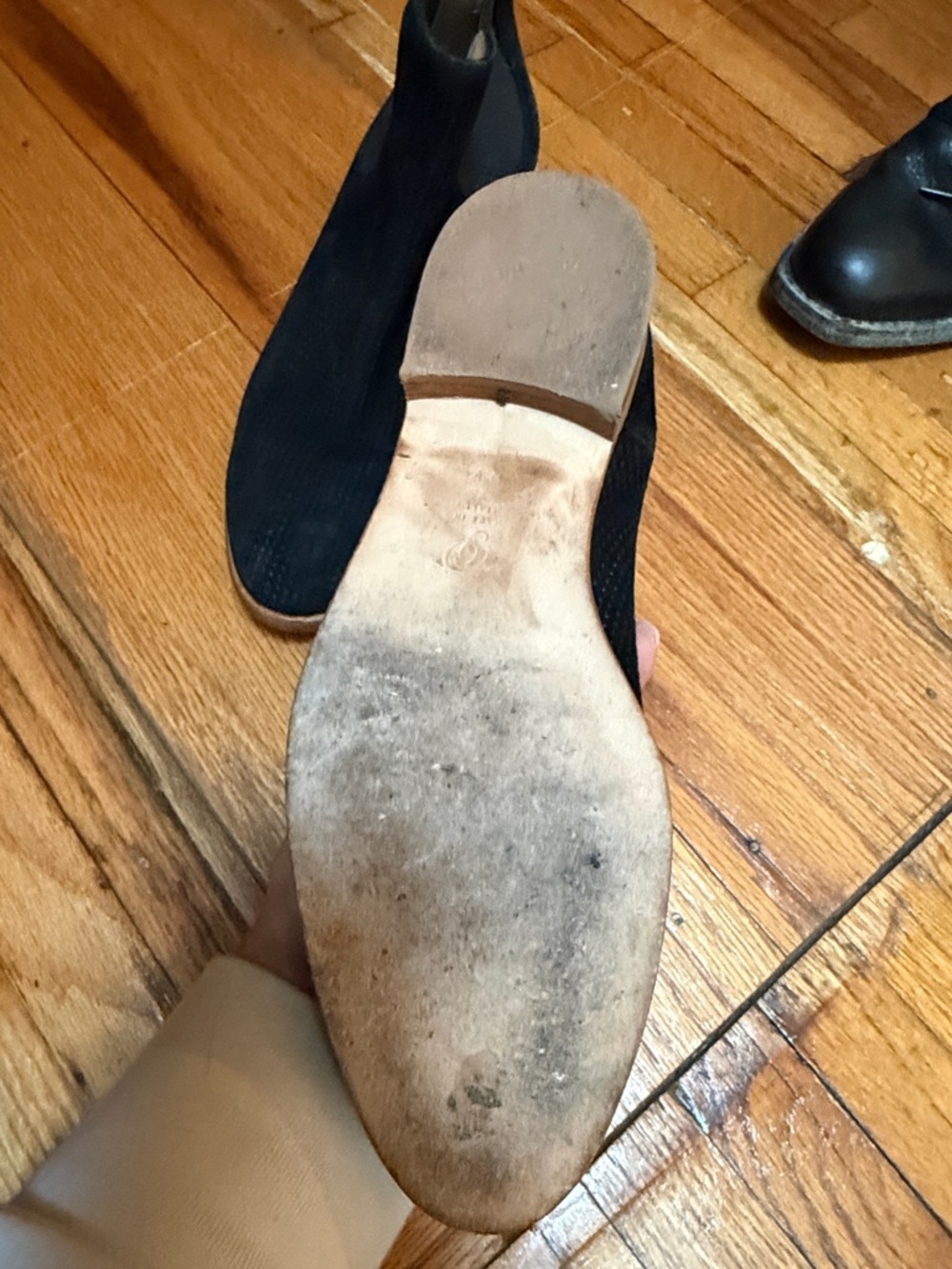 Suede Chelsea Ankle Boots in Black suede - Picture 7 of 10